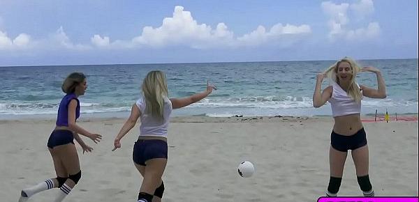 volleyball beach babes shared with a big dick